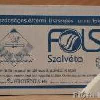 Fehér és Krém szalvéták emblémázva, Fato színes szalvéták